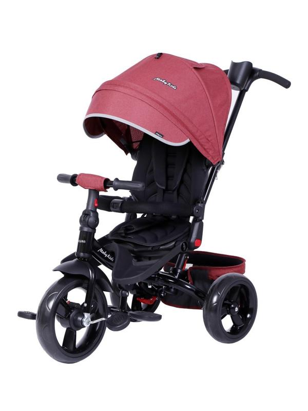 Велосипед 3 кол. Leader 360° 12x10 EVA, бордо