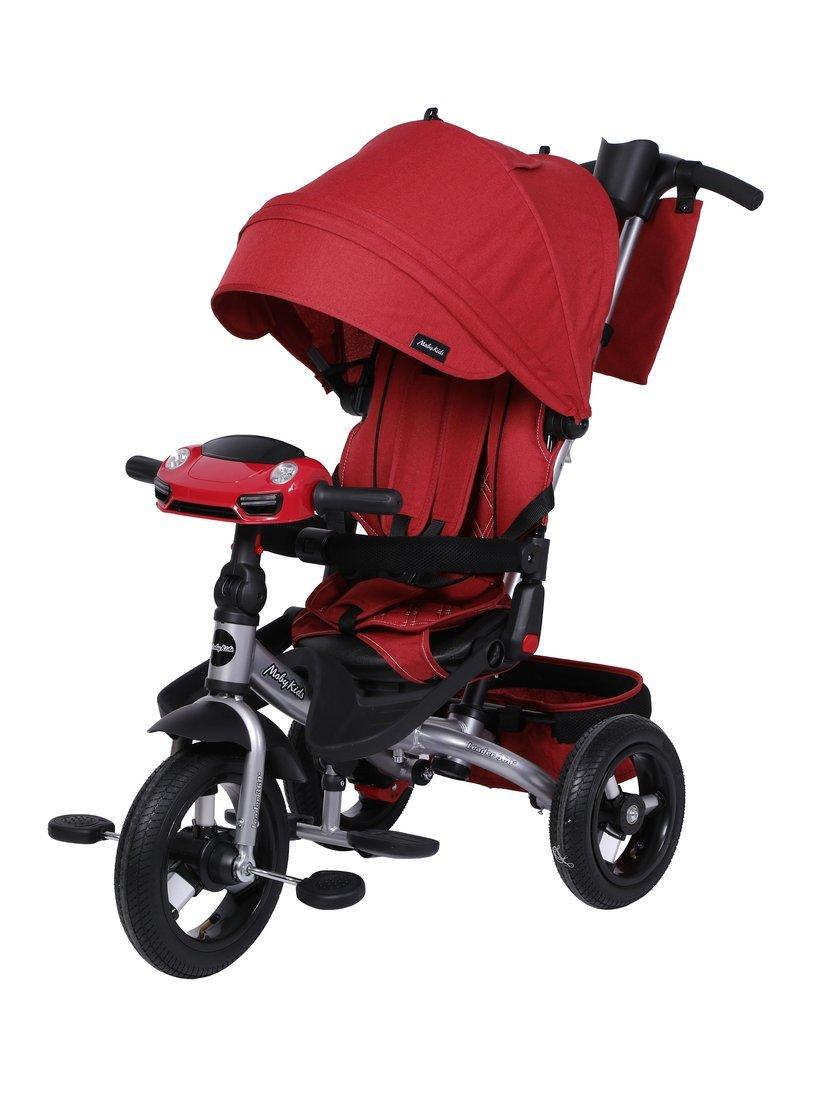 Велосипед 3 кол. Leader 360° 12x10 AIR Car, цвет Кардинал