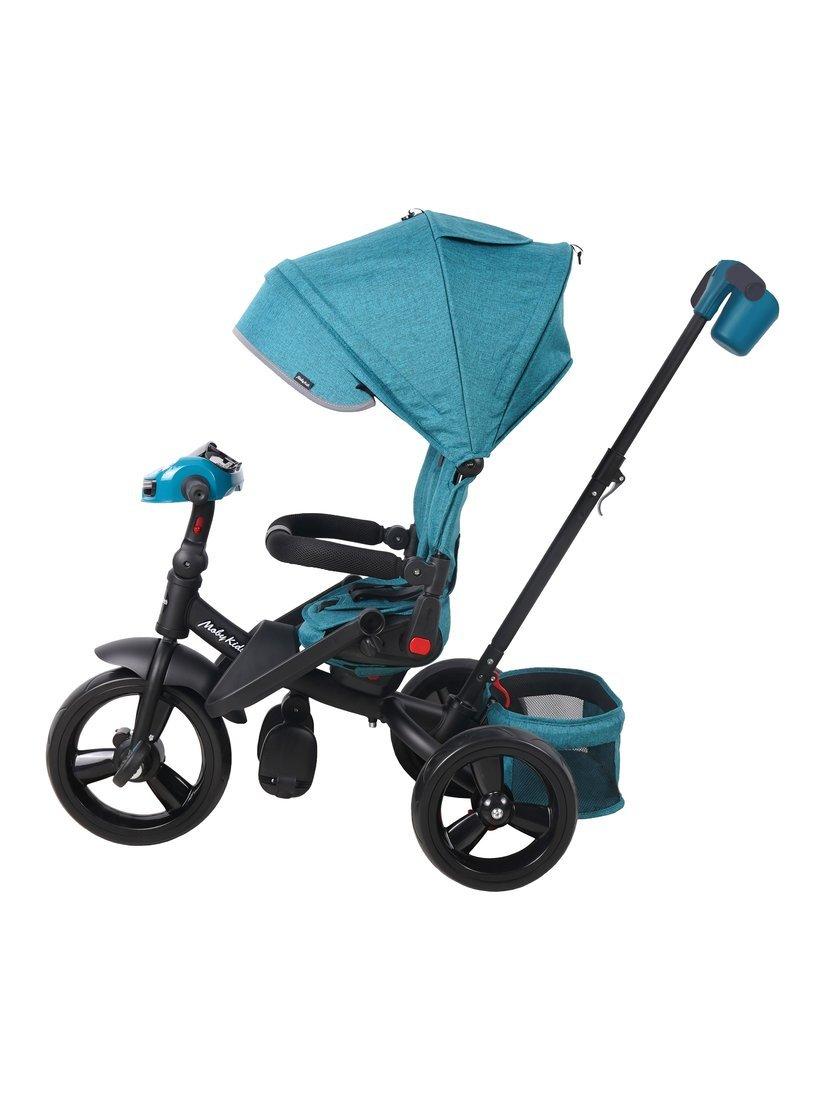 Велосипед 3 кол. Leader 360° 12x10 EVA CAR, морская волна