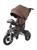 Велосипед 3 кол. Leader 360° 12x10 AIR Car, цвет тёмный шоколад