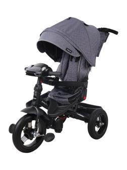 Велосипед 3 кол. Leader 360° 12x10 AIR Car, цвет графит