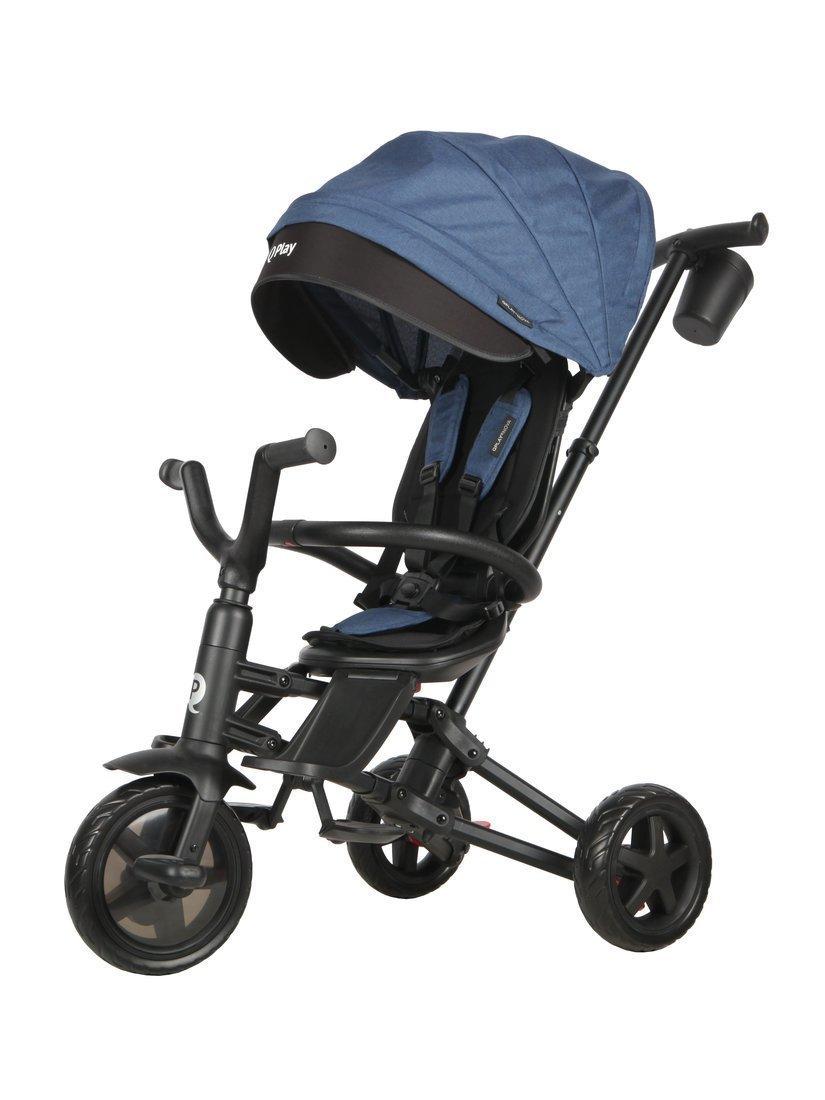 Велосипед 3 кол. 6 в 1 QPLAY Nova Niello 360° Q-Play, EVA, синий