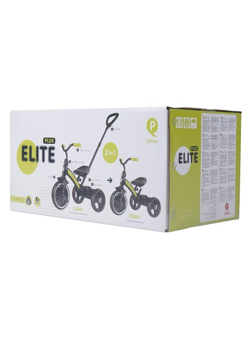 Велосипед 3 кол. 2 в 1 Q-Play Elite plus 10х8 EVA, пурпурный