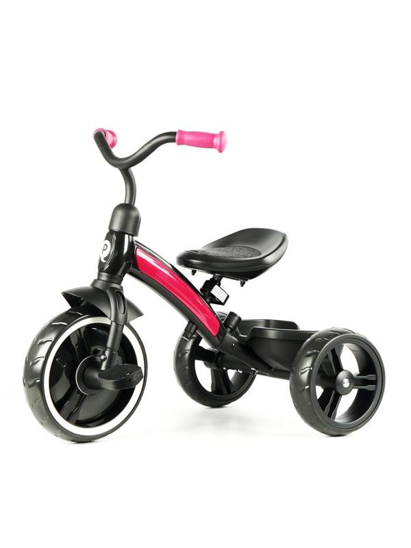 Велосипед 3 кол. 2 в 1 Q-Play Elite plus 10х8 EVA, пурпурный