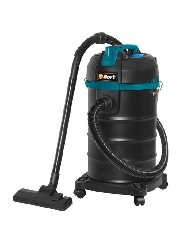 Пылесос строительный BORT BSS-1530 BLACK, 30 л (93412628)