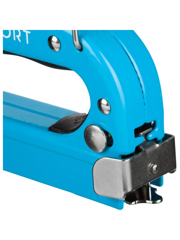 Степлер цельнометаллический TOPFORT с регулировкой силы удара, по металлу