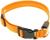 Ошейник с подсветкой Двойная полоса размер XL, ОШ 52-60 х 2,5 см 3 режима свечения оранж