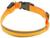 Ошейник с подсветкой Двойная полоса размер XL, ОШ 52-60 х 2,5 см 3 режима свечения оранж