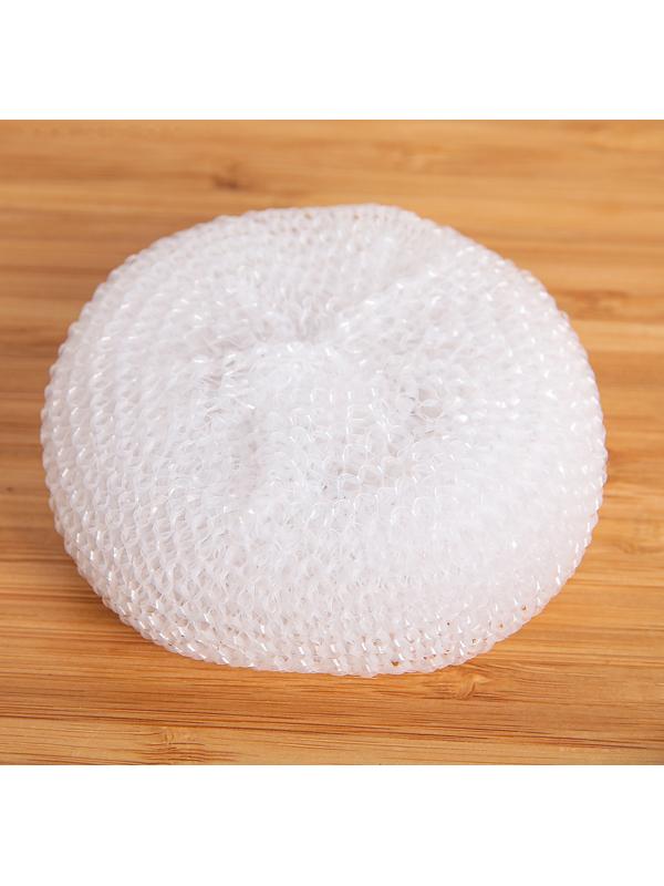 Подставка с губкой Доляна «Переплетение», 250 мл, цвет белый