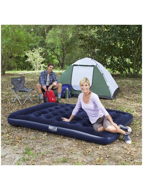 Матрас надувной Pavillo, 203 x 152 x 28 см, с встроенным ножным насосом, 67226 Bestway