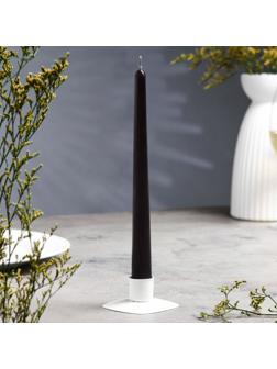 Набор свечей античных ,2,3х 24,5 см, 12 штук, черный