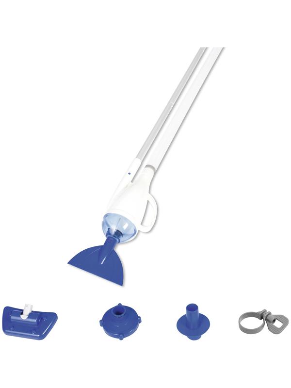 Пылесос для бассейна, вакуумный, 3 предмета: 2 насадки, ручка 190 см, 58212 Bestway