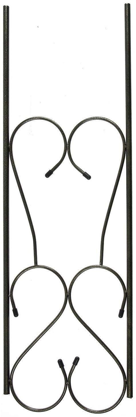 Арка садовая, разборная, 240 × 125 × 36.5 см, металл, цвет бронзовый антик