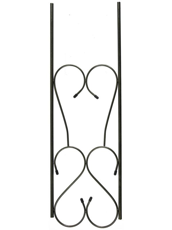 Арка садовая, разборная, 240 × 125 × 36.5 см, металл, цвет бронзовый антик