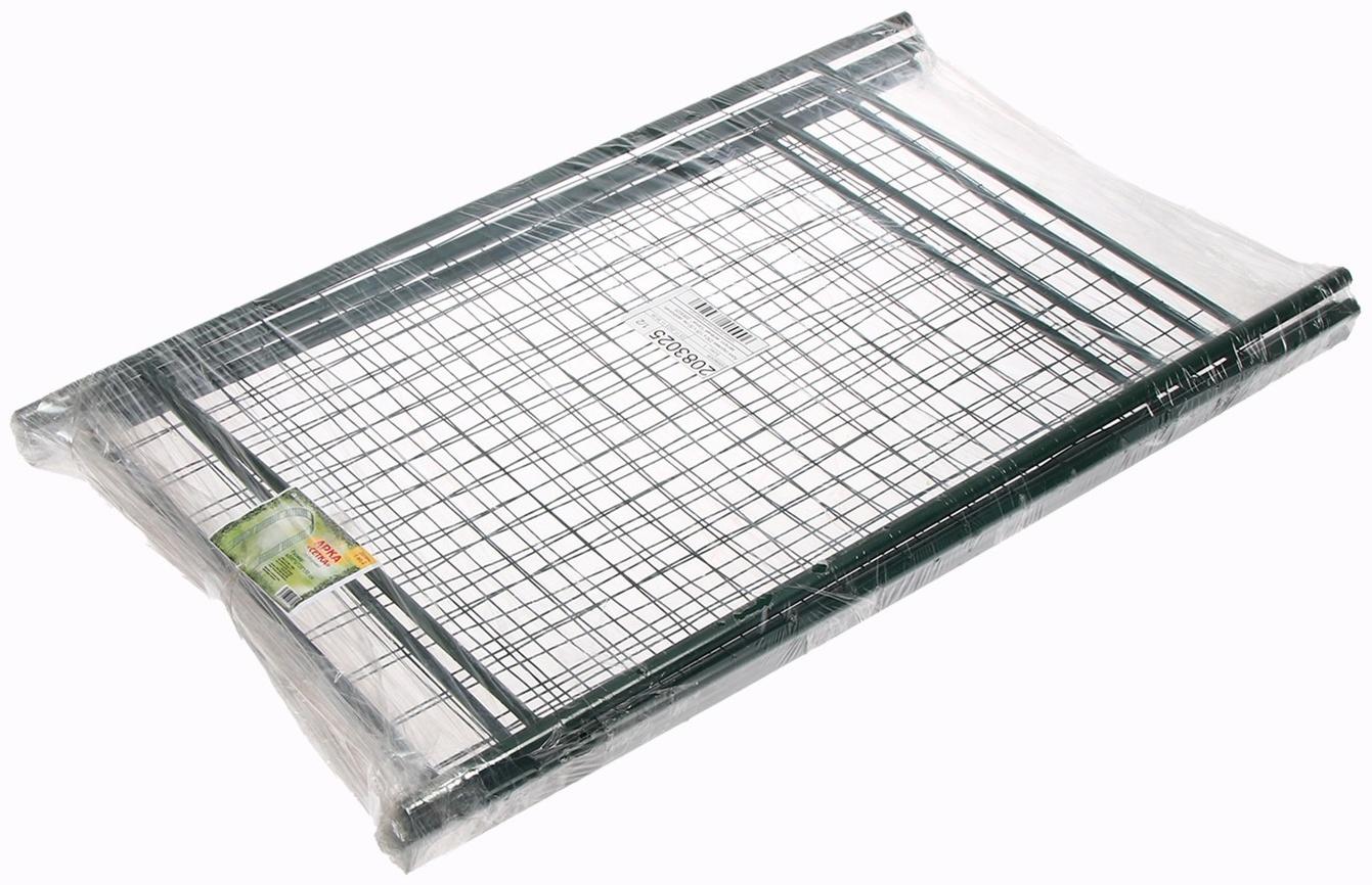 Арка садовая, разборная, 230 × 125 × 50 см, металл, зелёная, «Сетка», Greengo