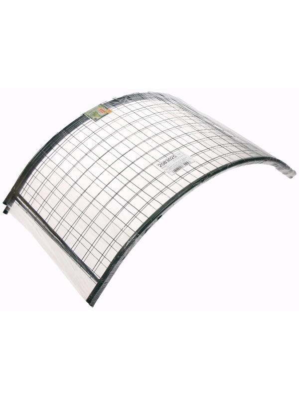 Арка садовая, разборная, 230 × 125 × 50 см, металл, зелёная, «Сетка», Greengo