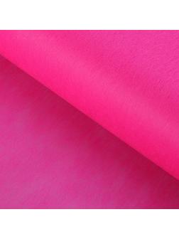 Фетр для упаковок и поделок, однотонный, ярко-розовый, однотонный, двусторонний, рулон 1шт., 50 см x 15 м