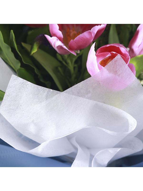 Фетр для упаковок и поделок, однотонный, ярко-розовый, однотонный, двусторонний, рулон 1шт., 50 см x 15 м