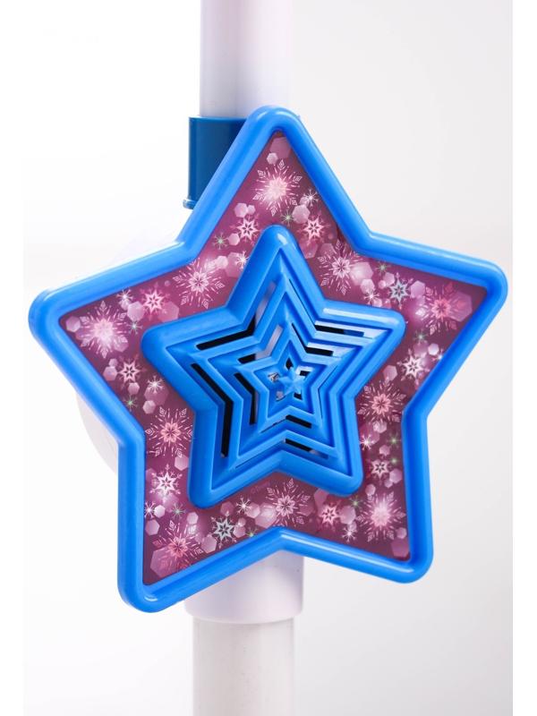 Микрофон музыкальный на стойке «Холодное сердце», звук, свет