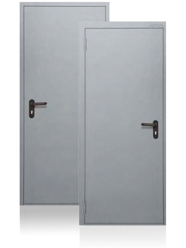 Сейф-дверь Противопожарная EI60, 970 × 2050 мм, правая, цвет шагрень серая