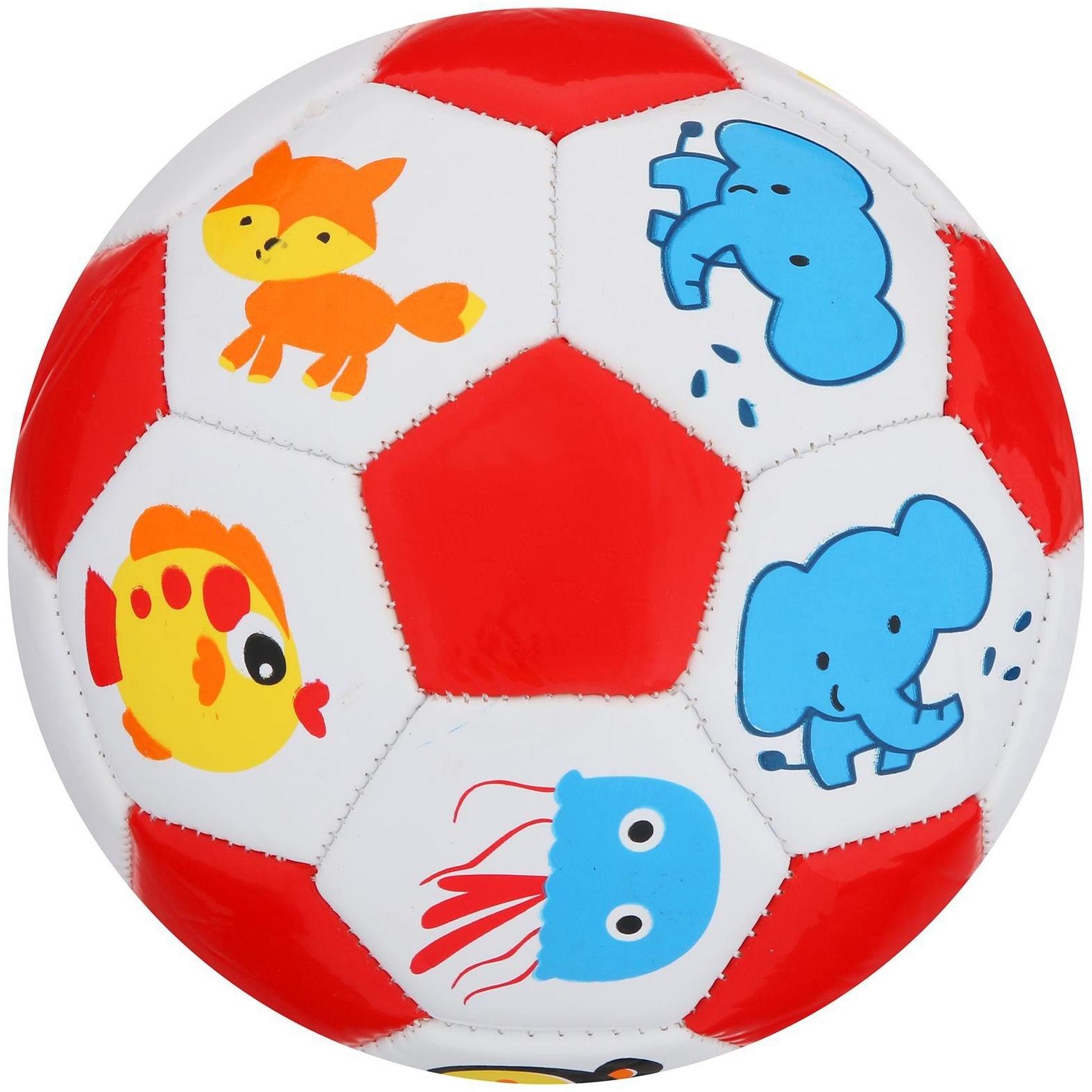 Мяч футбольный детский, ПВХ, машинная сшивка, 32 панели, размер 2, цвета микс