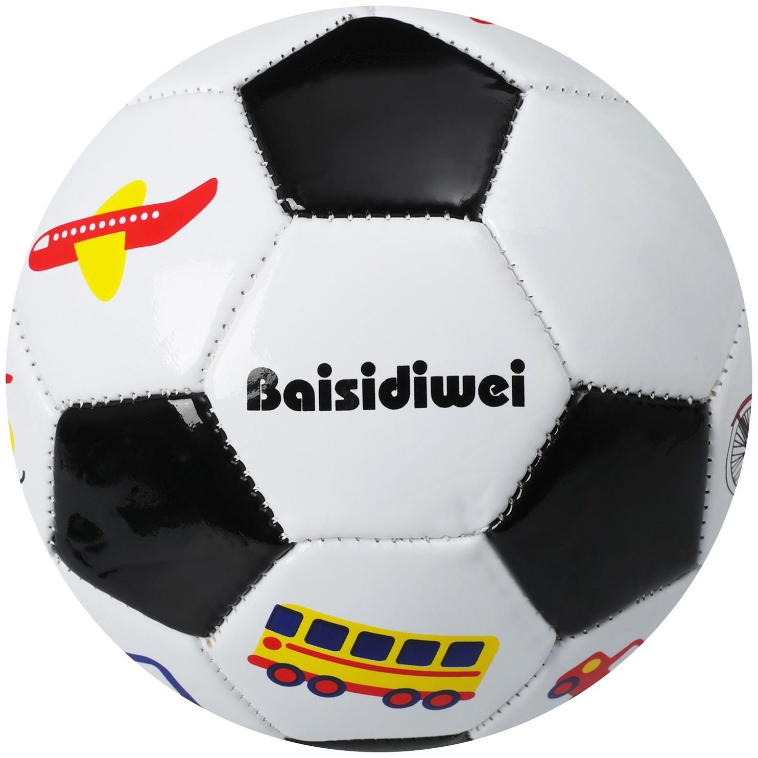 Мяч футбольный детский, ПВХ, машинная сшивка, 32 панели, размер 2, цвета микс