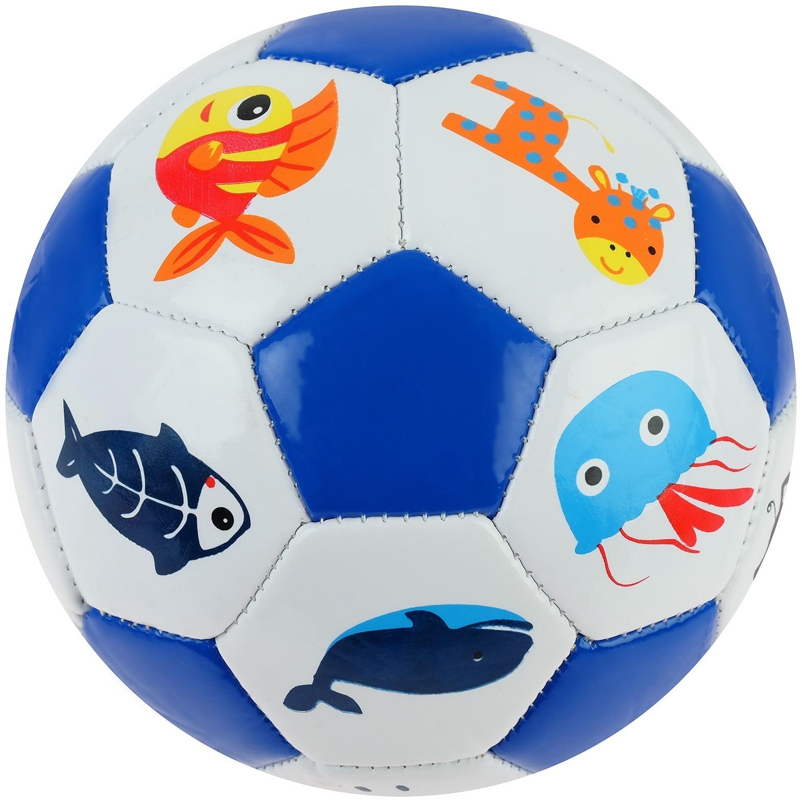 Мяч футбольный детский, ПВХ, машинная сшивка, 32 панели, размер 2, цвета микс