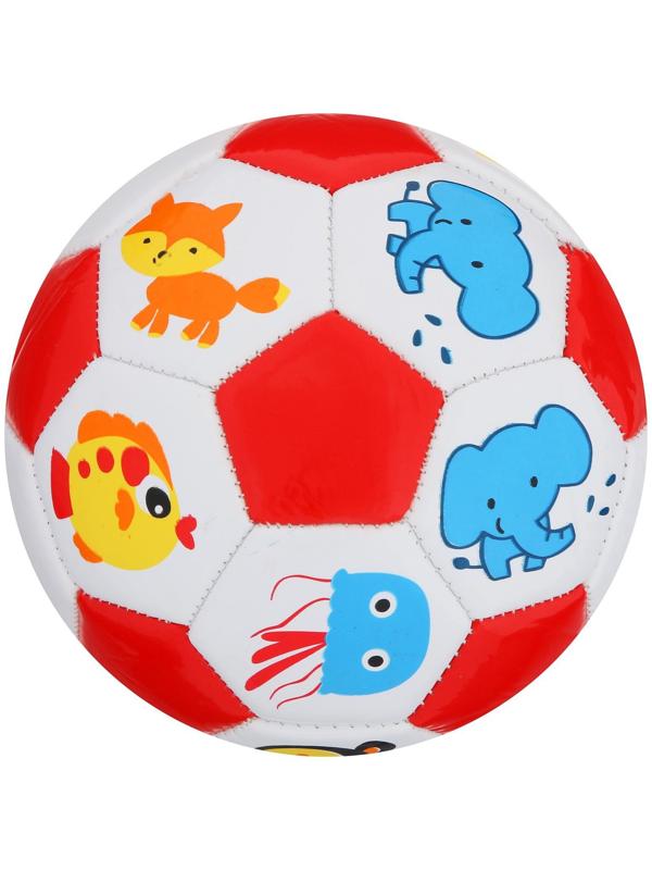 Мяч футбольный детский, ПВХ, машинная сшивка, 32 панели, размер 2, цвета микс