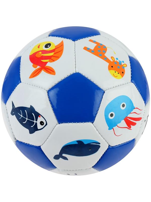 Мяч футбольный детский, ПВХ, машинная сшивка, 32 панели, размер 2, цвета микс