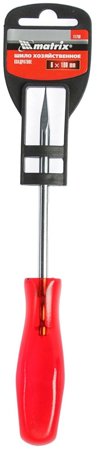 Шило хозяйственное Matrix 11758, квадратное, 6х100 мм