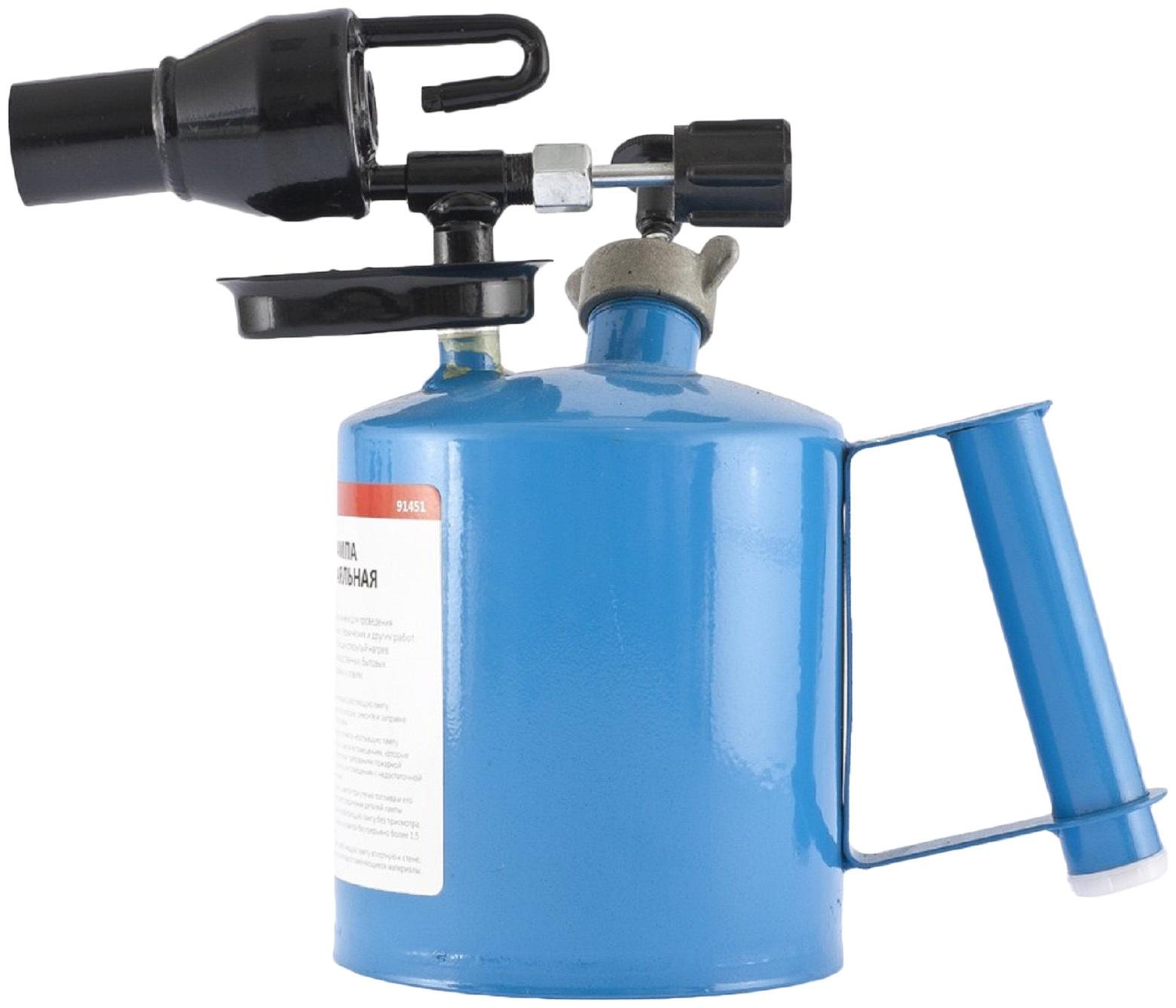 Лампа паяльная Барс 91451, 1,5 л, бензин марок АИ-92 или АИ-95