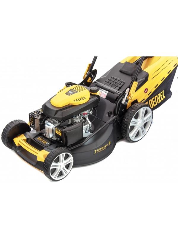 Газонокосилка бензиновая Denzel GLD-520SP, 4.78 кВт, 520 мм, самоходная, травосборник 60 л