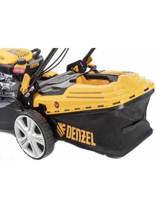 Газонокосилка бензиновая Denzel GLD-520SP, 4.78 кВт, 520 мм, самоходная, травосборник 60 л