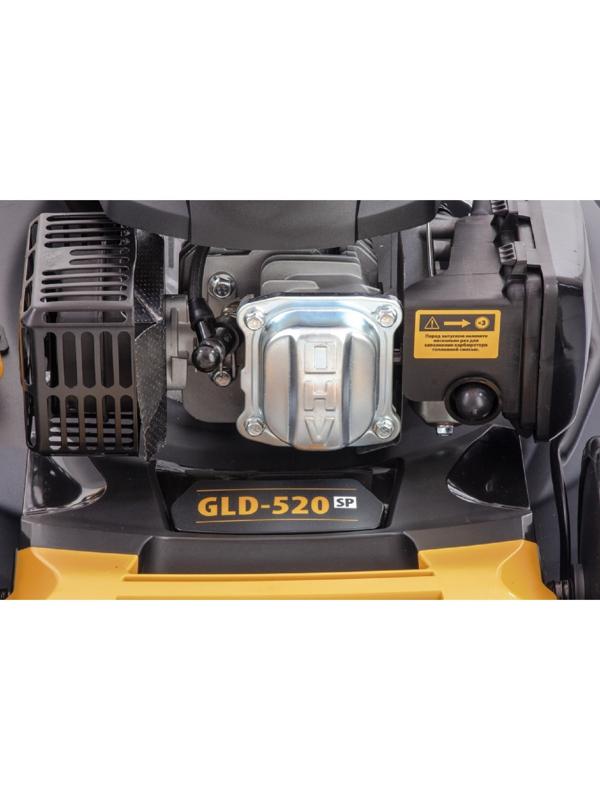 Газонокосилка бензиновая Denzel GLD-520SP, 4.78 кВт, 520 мм, самоходная, травосборник 60 л