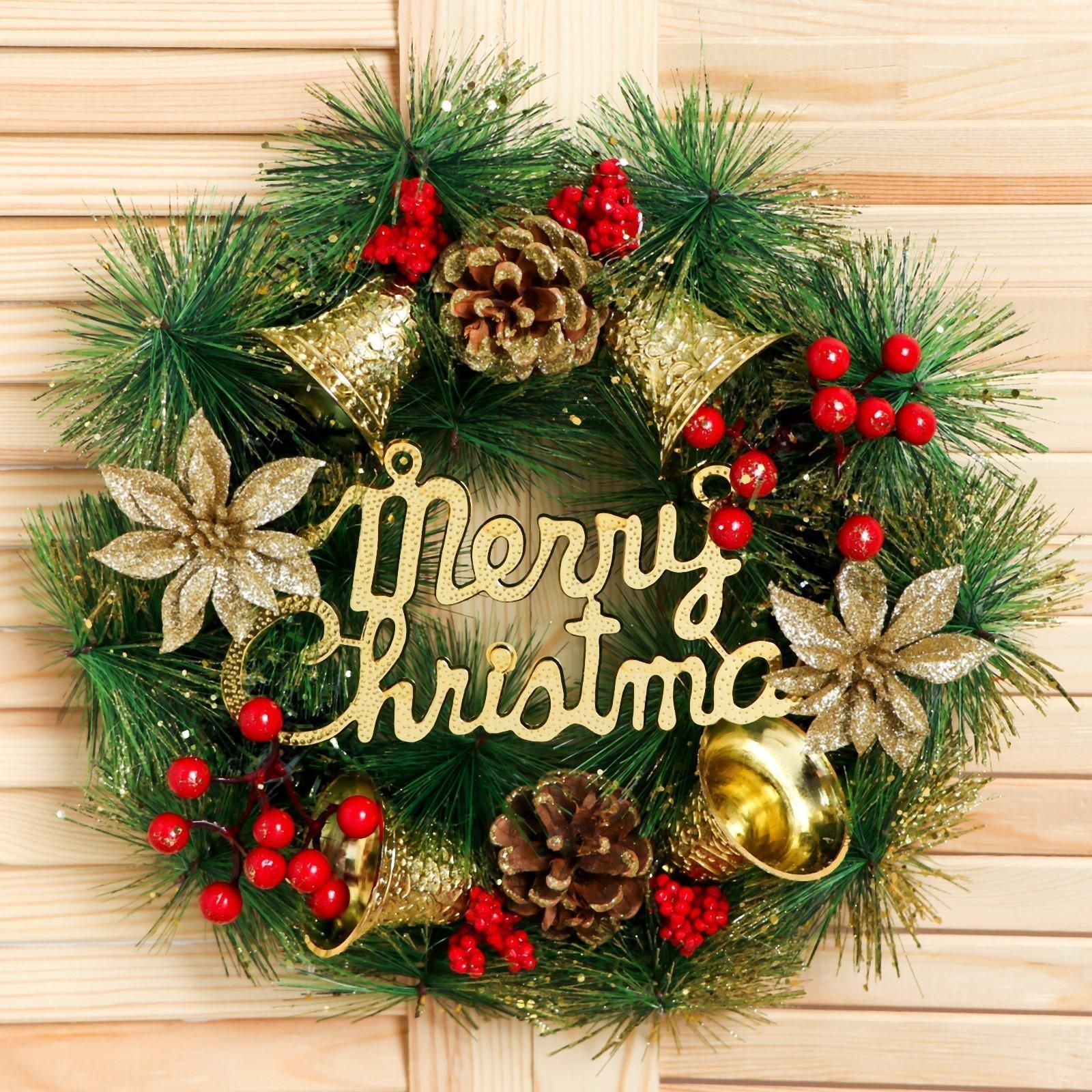 Венок новогодний d-30 см 