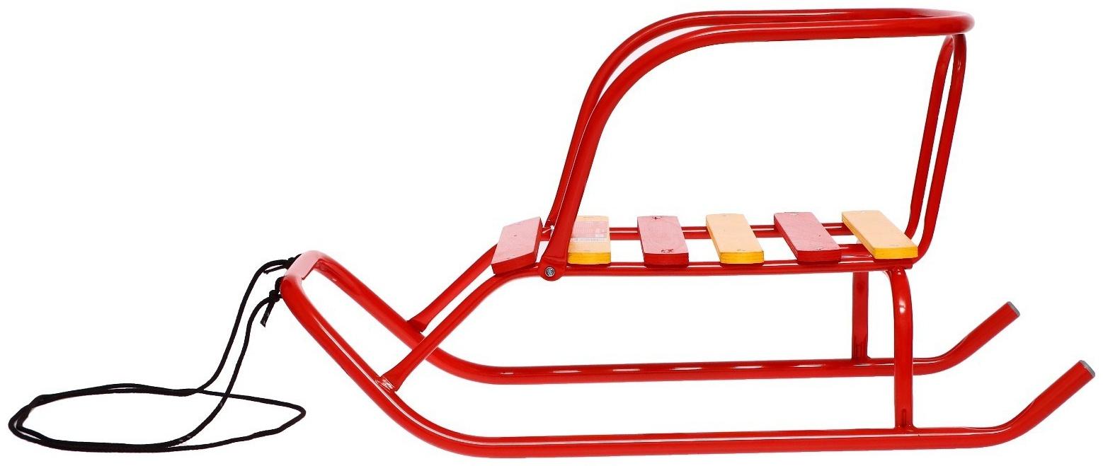 Санки «Ветерок 5», цвет красный