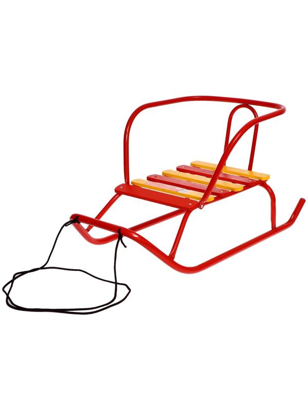 Санки «Ветерок 5», цвет красный