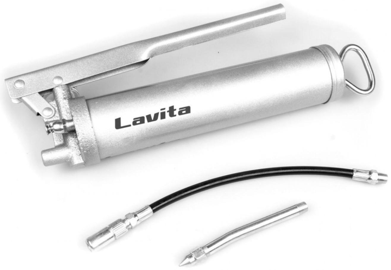 Шприц шарнирно плунжерный LAVITA LA SH1400, 400 мл, две насадки