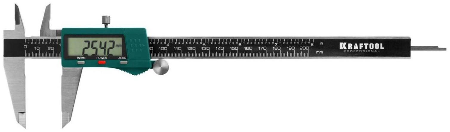 Штангенциркуль Kraftool 34460-200, электронный, металлический, 200 мм