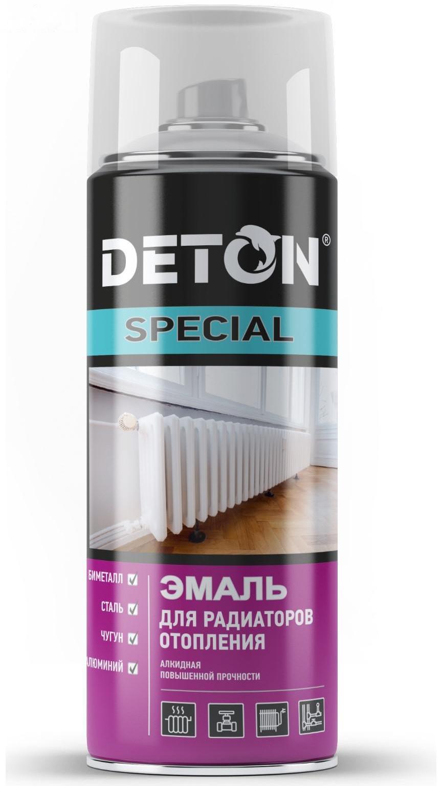 Эмаль DETON SPECIAL для радиаторов отопления белый аэрозоль 520мл