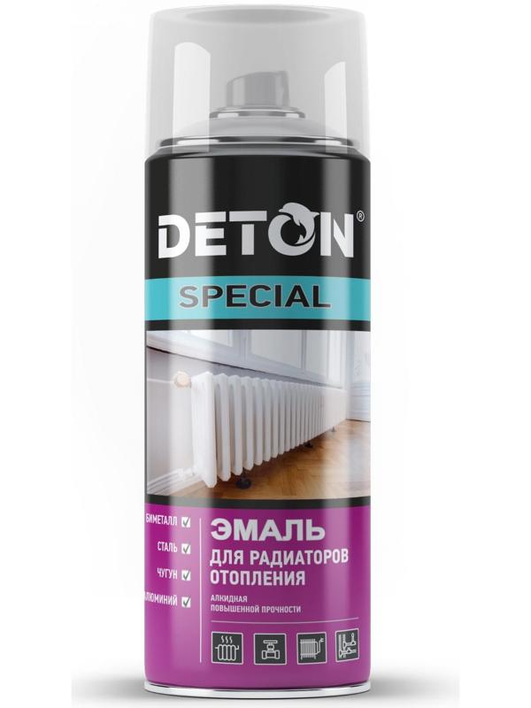 Эмаль DETON SPECIAL для радиаторов отопления белый аэрозоль 520мл