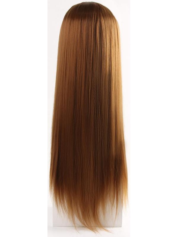 Голова учебная, искусственный волос, 55-60 см, без штатива, цвет пшеничный