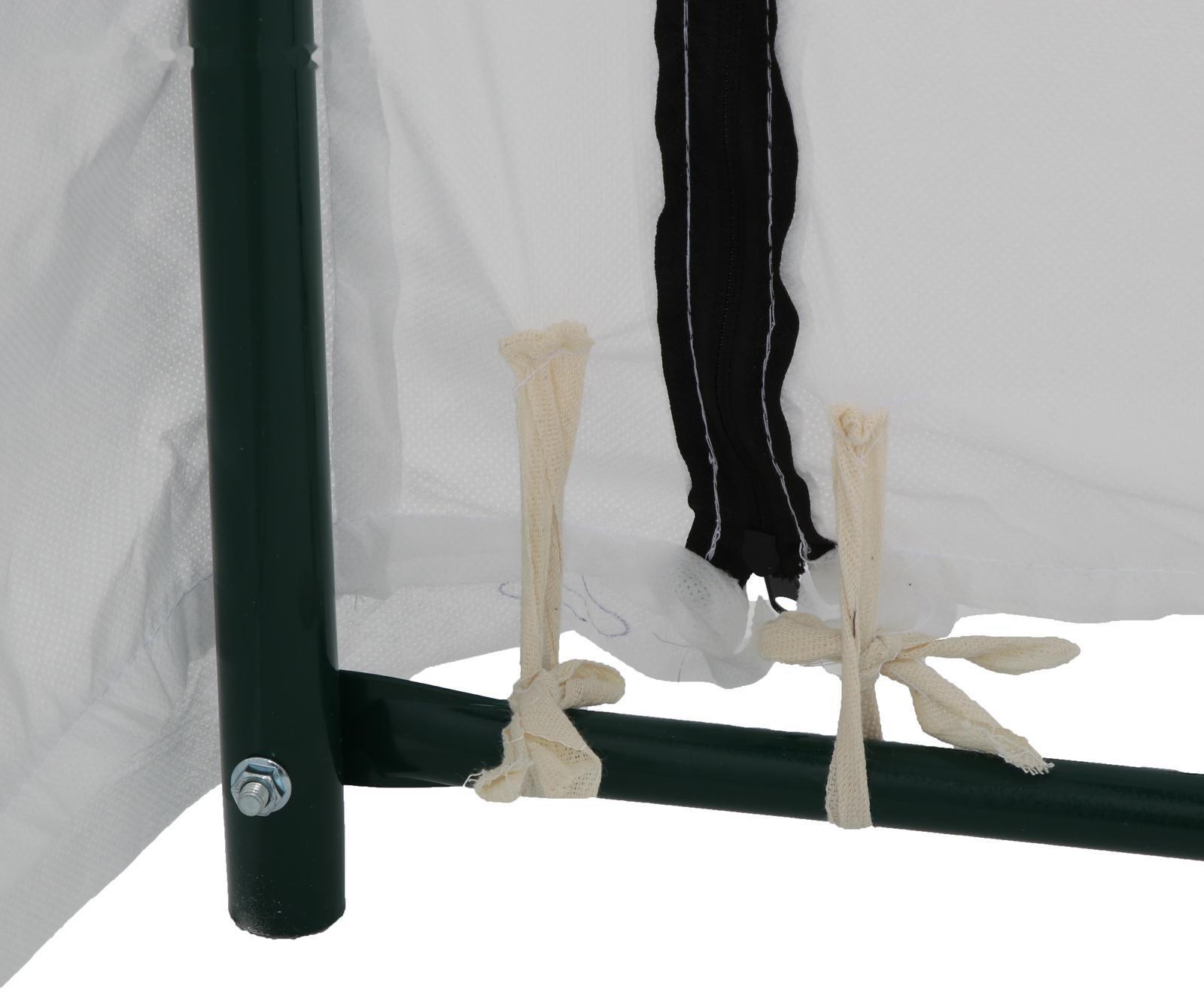 Мини-теплица, 4,9 × 1,4 × 1,15 м, стальной каркас d = 16 мм, спанбонд 60 г/м²