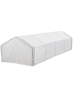 Мини-теплица, 4,9 × 1,4 × 1,15 м, стальной каркас d = 16 мм, спанбонд 60 г/м²