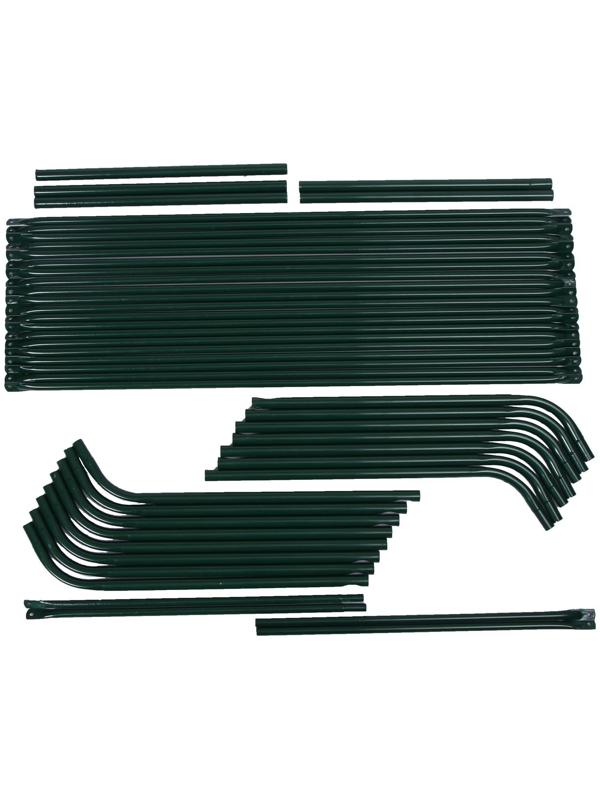 Мини-теплица, 4,9 × 1,4 × 1,15 м, стальной каркас d = 16 мм, спанбонд 60 г/м²