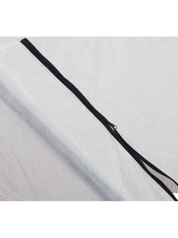 Мини-теплица, 4,9 × 1,4 × 1,15 м, стальной каркас d = 16 мм, спанбонд 60 г/м²