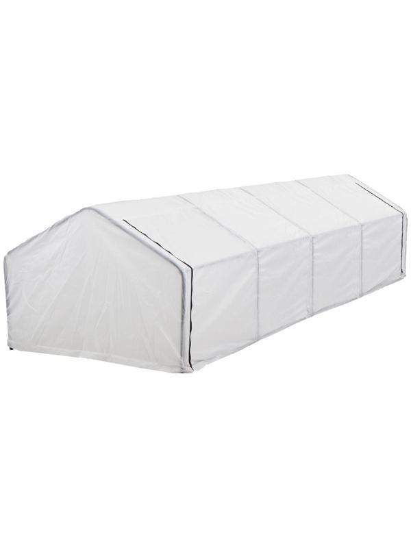 Мини-теплица, 4,9 × 1,4 × 1,15 м, стальной каркас d = 16 мм, спанбонд 60 г/м²