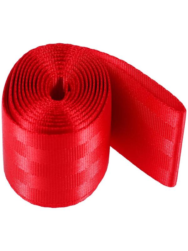 Нейлоновая лента, ремень 4.8 см × 3 м, красный