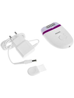 Эпилятор Philips BRE225/00, 20 пинцетов, 2 скорости, 220 В, бело-фиолетовый