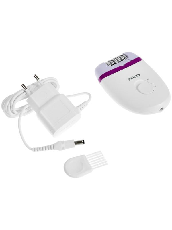 Эпилятор Philips BRE225/00, 20 пинцетов, 2 скорости, 220 В, бело-фиолетовый